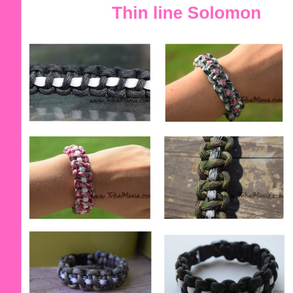 NWOT Unisex Custom Paracord Bracelet - Picture 6 of 8